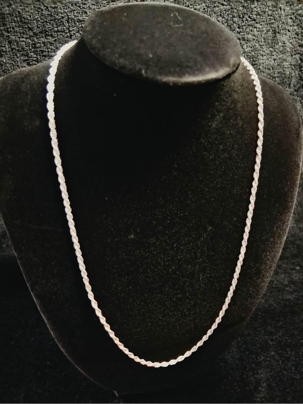 Elegant Silver Rope Chain Necklace - Women Jewelry